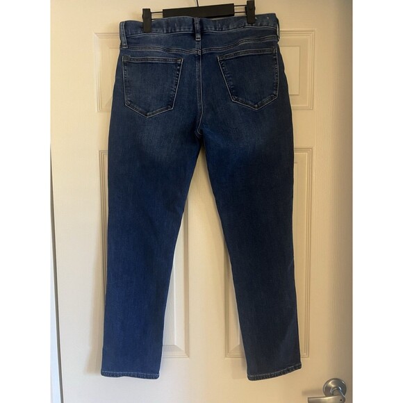 Banana Republic Slim Fit Jeans Men's Size 33 X 30 Classic Blue Jean Wash Stretch - Picture 2 of 5